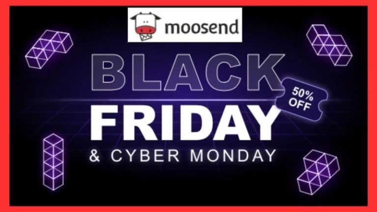 Moosend Black Friday & Cyber Monday Deals 2026 - The Biggest Email Marketing Discount of the Year!