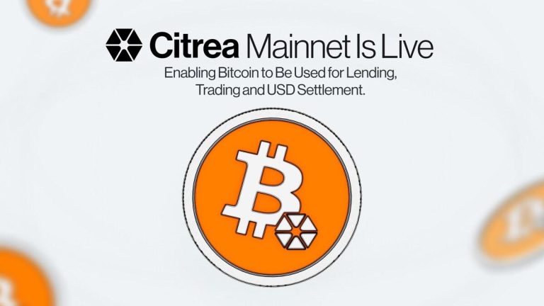 Citrea Launches Mainnet – Enabling Bitcoin To Be Used For Lending, Trading, And USD Settlement Citrea Launches Mainnet - Enabling Bitcoin To Be Used For Lending, Trading, And USD Settlement