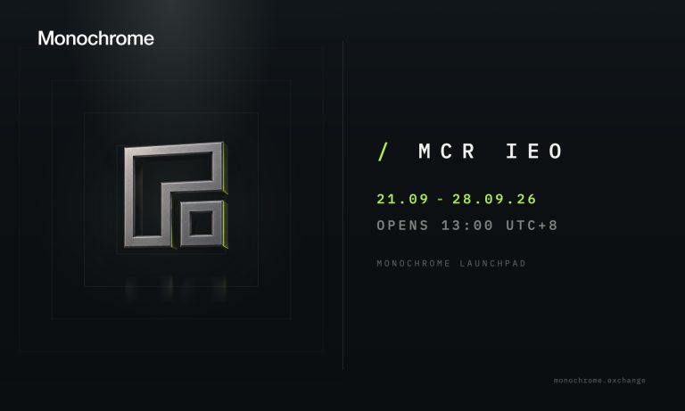 Multi-Asset Trading Venue Monochrome Exchange Announces IEO of Its Native Token, $MCR Multi-Asset Trading Venue Monochrome Exchange Announces IEO of Its Native Token, $MCR